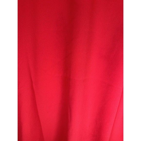 Venus Red Roll-Tab Top Blouse with Front Zippers - Size Medium - Women's Fashion - Picture 9 of 9